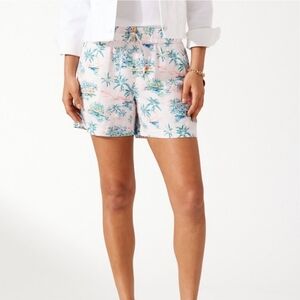 Tommy Bahama Bahama Village High-Rise Linen Easy Short Women's XL